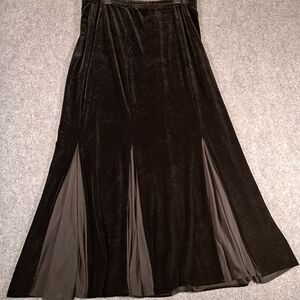 Cato Black Maxi Skirt